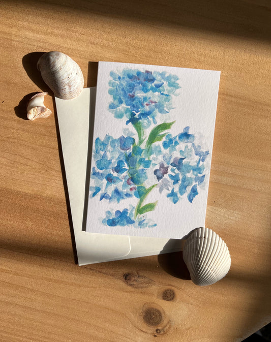 Hydrangea Notecard
