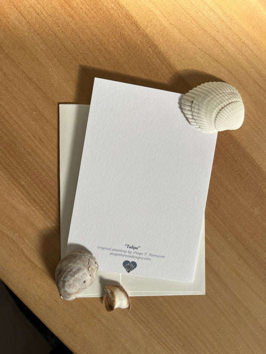 Tulip Notecard